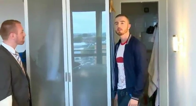 visiting a flat, then fucking