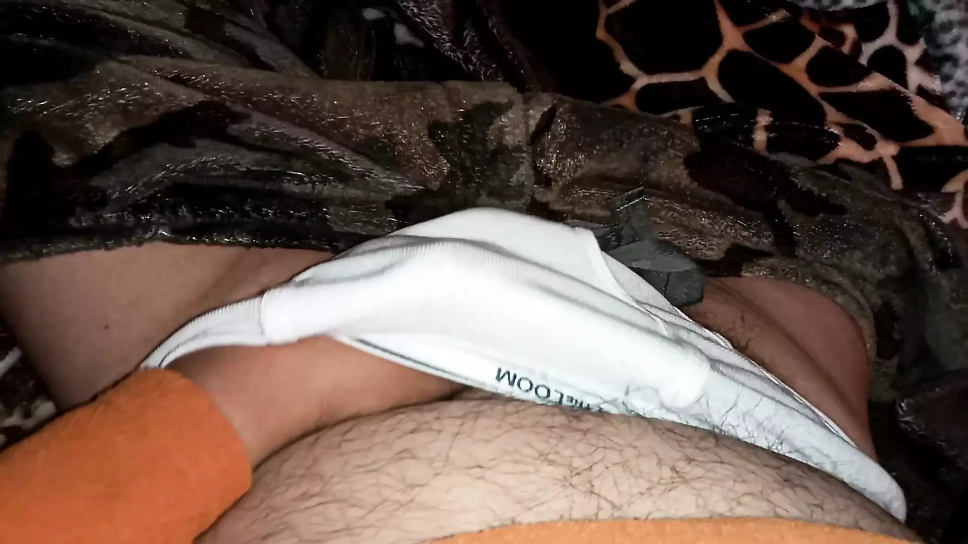 Chubby bator mexicano frot in briefs white