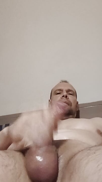 Big wet cock masturbated well