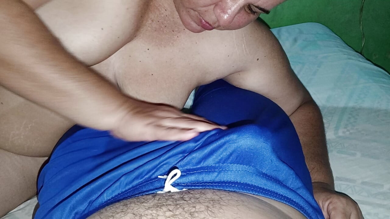 Sucking my neighbor's cock