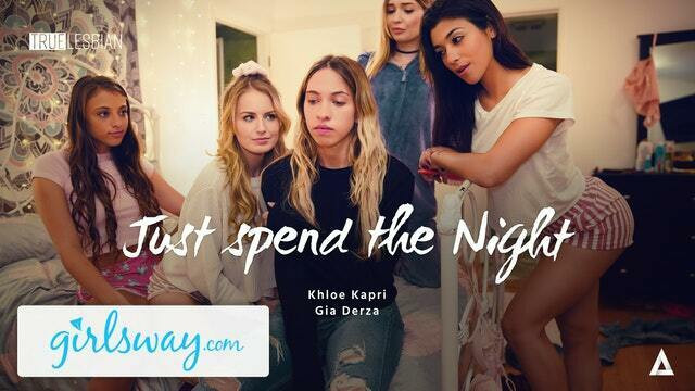 GIRLSWAY – Gia Derza Fucks Her BFF's Stepsister At Sleepover