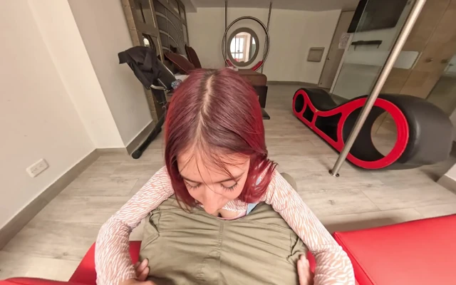 Horny Latina POV - Exclusive Striptease & Deep Throat Blowjob