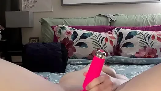 Schau zu, wie mein vibrator tut, was er tun wollte