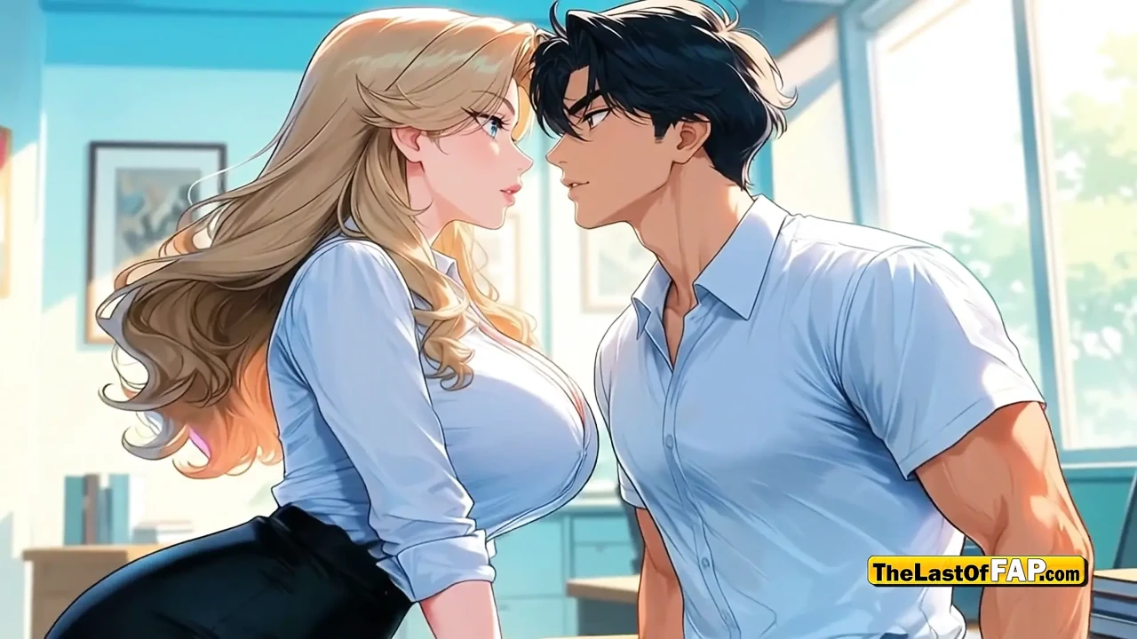 Hot MILF Gets Fucked by Obsessed Student in Library Uncensored AI Hentai