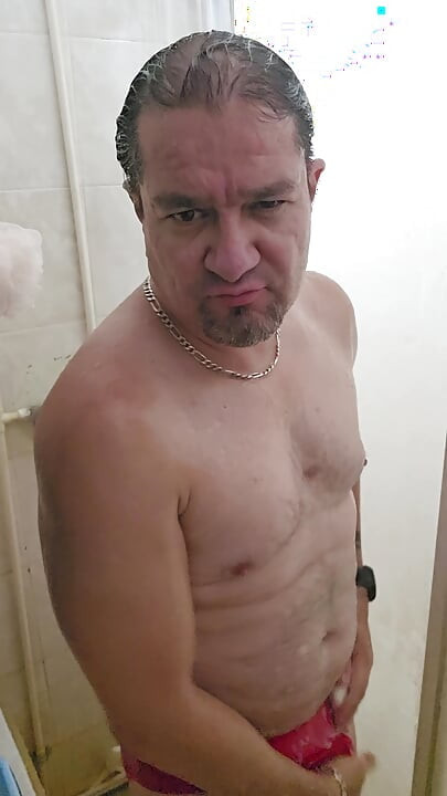 Taking a bath and playing with my penis