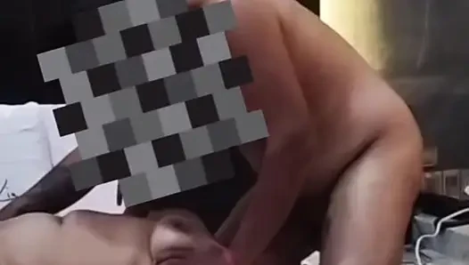 Celebrating San Valetin with my boyfriend while my husband records