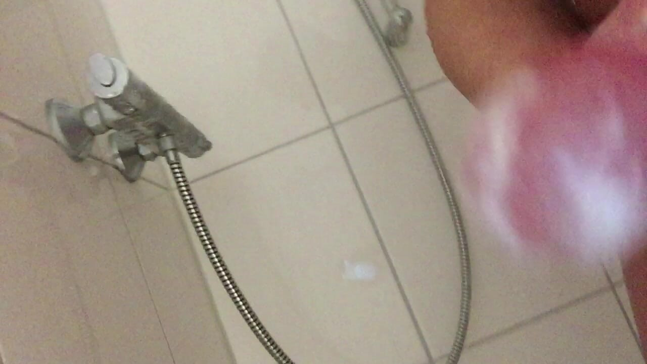 Masturbation in the shower
