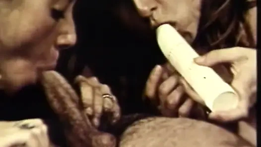 69 pozisyonunda dörtlü amcık yalama