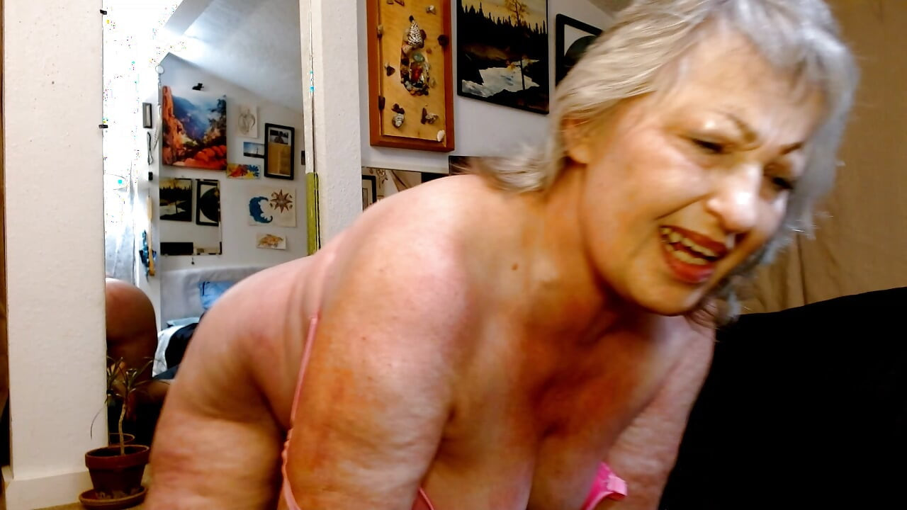 1443 Pink Bra and Face Sitting plus Saliva from Thicc and Delicious Mature Hottie, DawnSkye1962