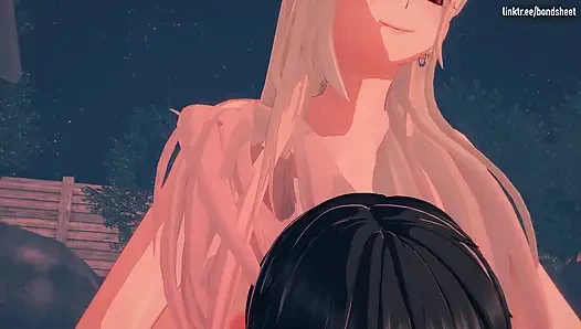 Марин Китагава - Три Красавца В Убежище На Пляже