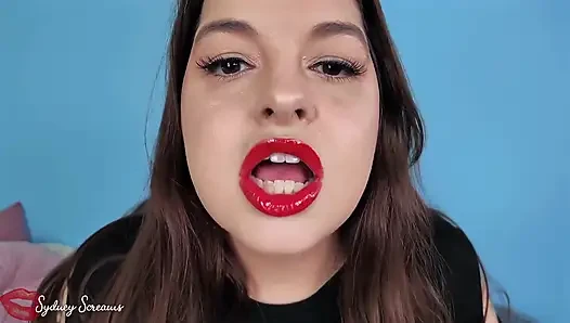 Kopf leer, nur meine lippen