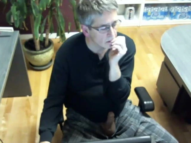 Hard cock cam stroking