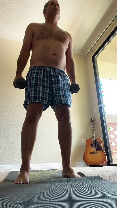 Yoga and Weightlifting with Duke Silver promoting Health and Wellness