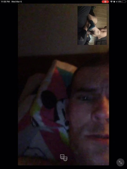 Guy on kik jerking off watching us