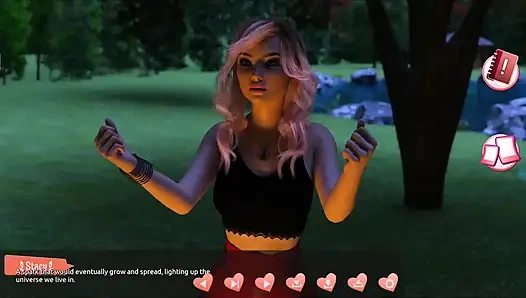 Membantu cewek-cewek hot #4 - johanne bangun diikat di pohon dan sebagainya... Sepong kontol cowok itu... Belle dan Stacy saling bermain.