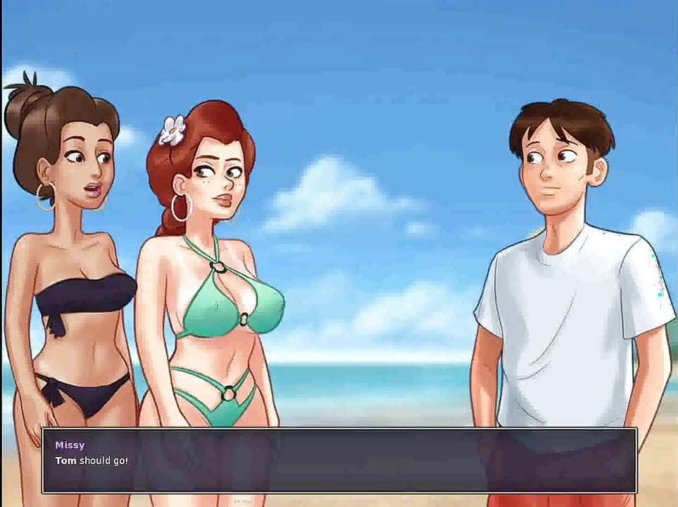 Summertime saga: cuộc thi ngực đại học tại bãi biển tập 204