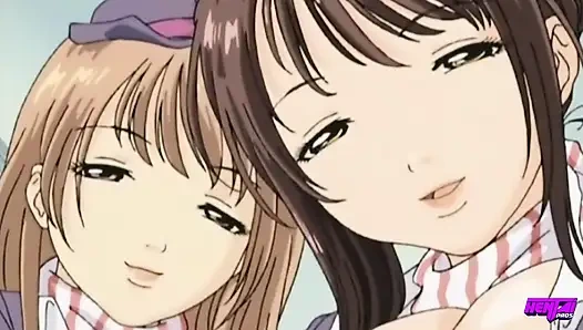 Hentai artıları - büyük memeli güzeller sert komşularıyla vahşi bir üçlü seks paylaşarak duygularını yerleştiriyor