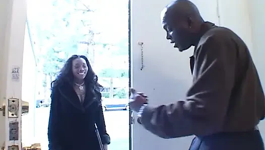 A Sexy Ebony Queen Takes the Huge Cock of Lex Steele