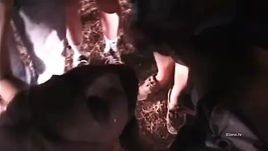 A River of sperm for a hot blondie slut