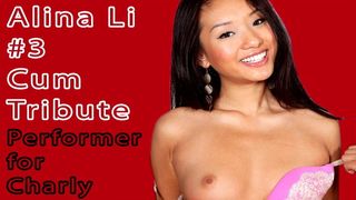 Alina Li №3, трибьют спермы для порнозвезды (сперма на видео - видео)