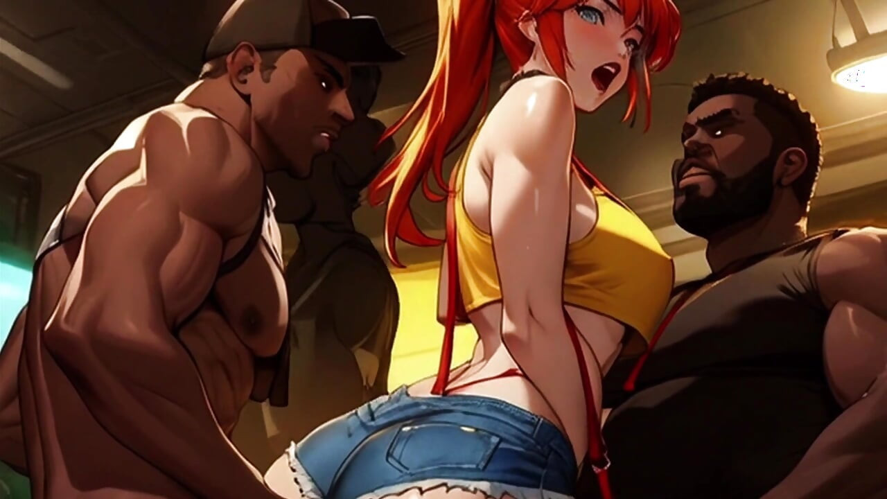 Redheaded Nerd Misty Gets BBC'd In A Mosh Pit