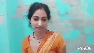 Die neue Ehefrau wurde vom Ehemann in Doggystyle gefickt, das indische heiße Mädchen Lalita wurde vom Stiefbruder, indischem Sex, gefickt