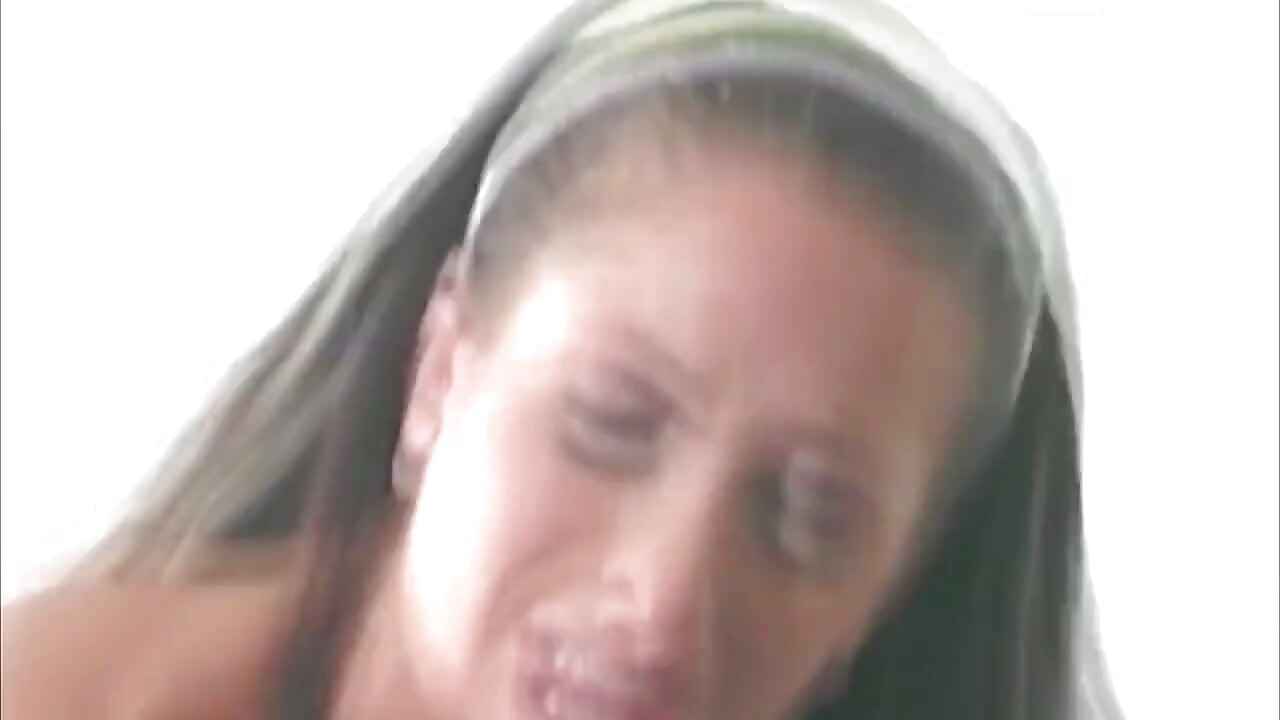 Mature Brunette MILF Sucks Cock and Gets Facial