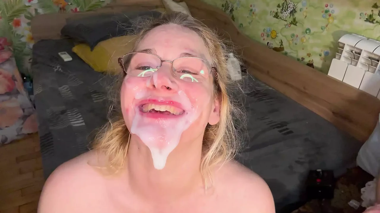 Interracial orgy end with facial bukkake