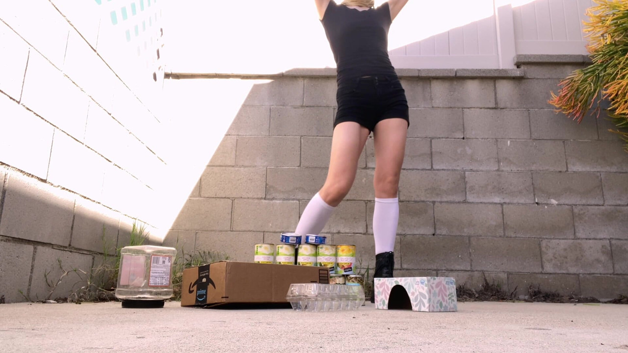 Crushing Trash in Combat Boots