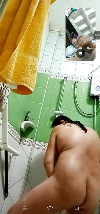Just watching only for her showering