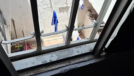 My Neighbor Almost Caught Me Recording Her; I Masturbated Until I Think She Saw Me