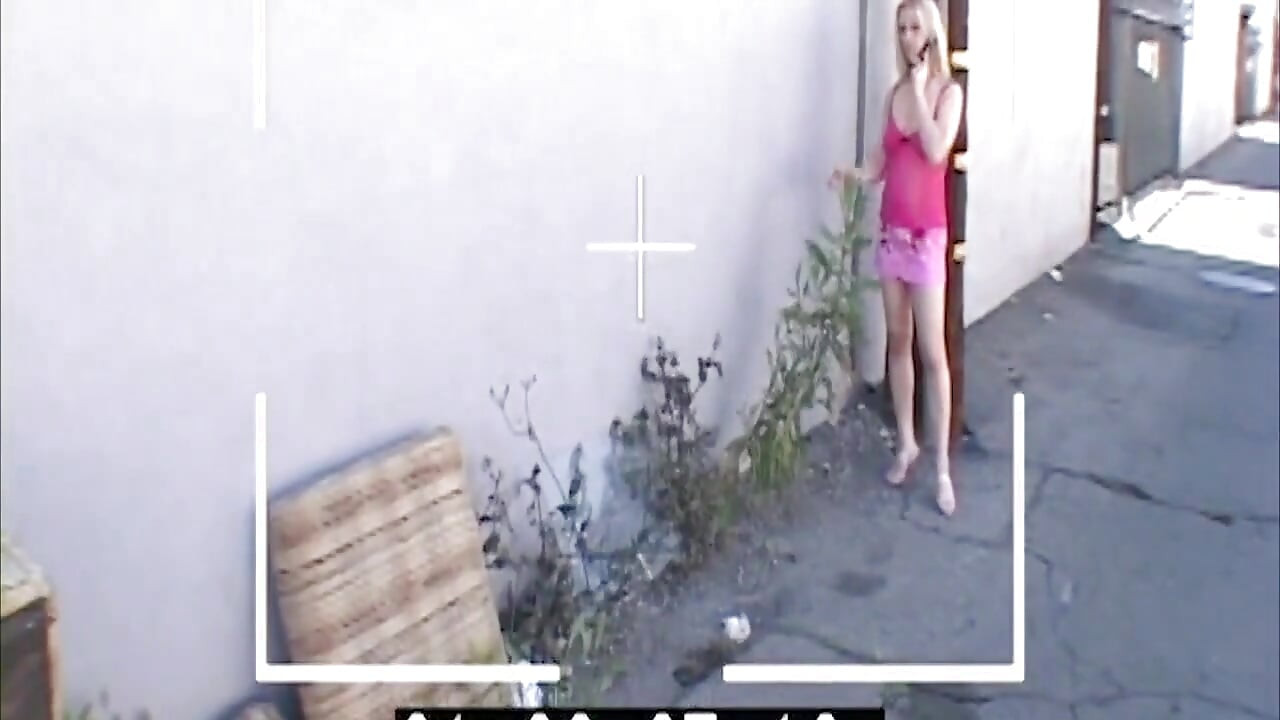 Piss Drenched Blonde Slut Squirting in Bathroom