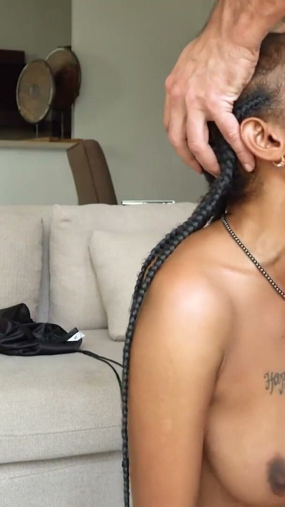 Tight Natural Black Amateur Spread Open By BWC Fake Casting Agent | Clip 1