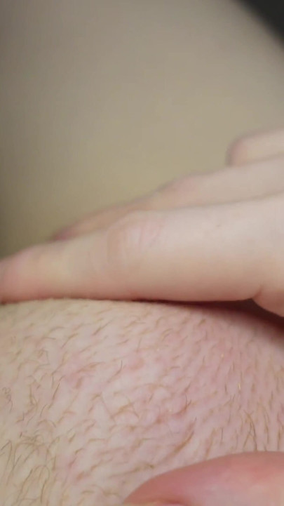 Squeezing and Stretching My Fat Pussy Mound