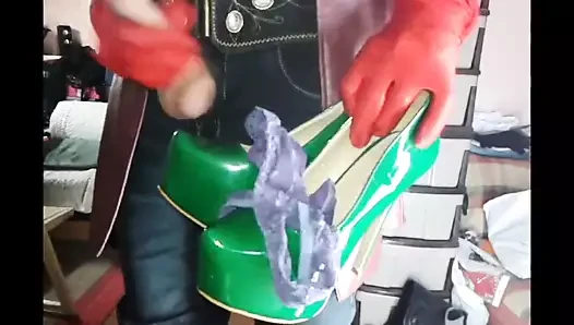 Cum üzerinde yüksek topuklu mix 535