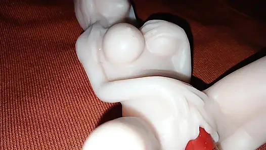 Realistis banget mainan seks pov 4k - adegan solo boneka silikon seksi