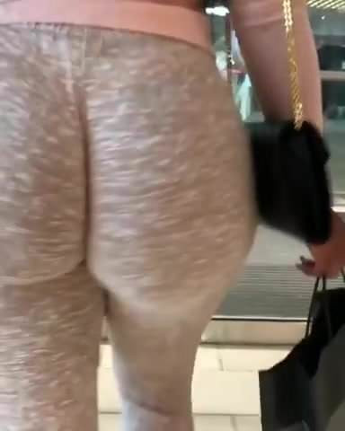 Big ass on street