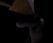 stroking my uncut cock