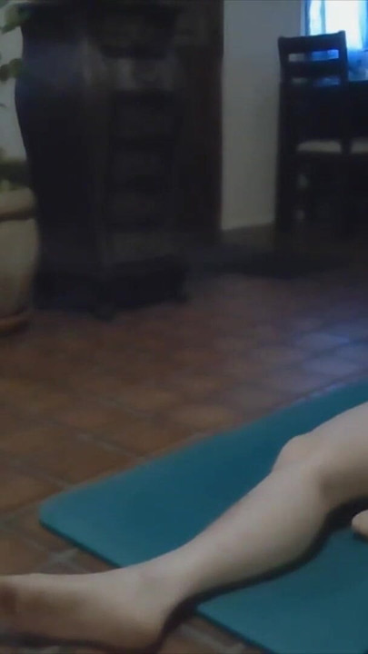 Captivating moment from "Classic Beauty Does Yoga"