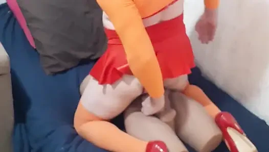 Velma cosplay ts dildo 22 cm