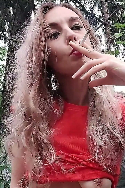 Chilling and smoking while ignoring you