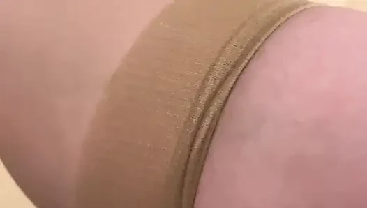 Show off Your Feet in Beige Knee-high Socks