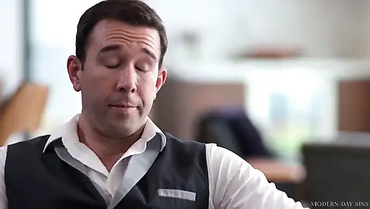 Dosa zaman sekarang - cewek nympho pantat montok didobel penetrasi di pesta makan malam!