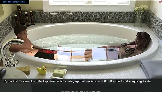 AWAM - Дилан сделал Sophia массаж ступней в ванне