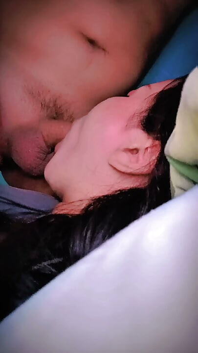 Gorgeous 19 year old Asian girl giving deep blowjob to a lucky older man