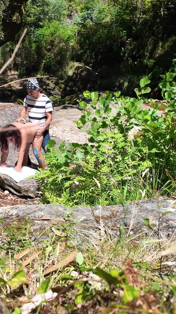 Unforgettable moment from "Stranger Fucks Girl on Nudist Beach. She&#039;s Shocked!"