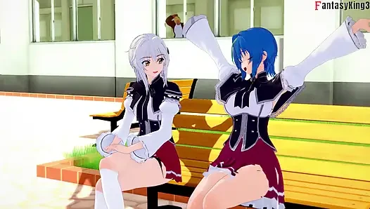 Koneko trende şantajla seks yapıyor - dxd ntr çılgınlığı serisi