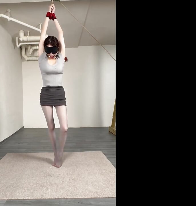 Ol Thick Gray Foot Pad Hanging + Electric Shock + Whipping