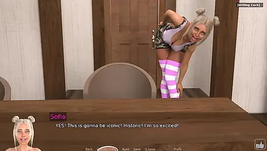 According to Sofia: Cuck Announce to the World That His Sexy Ass Girl Is Back on the Streets Ready to Mingle with Other Men Ep.3