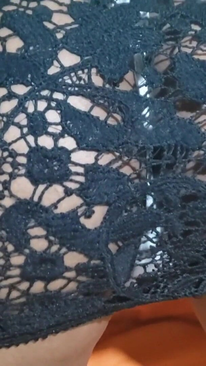 A Woman in a Black Dress at the Hotel with Her Panties Teasing Her Butt | Clip 2